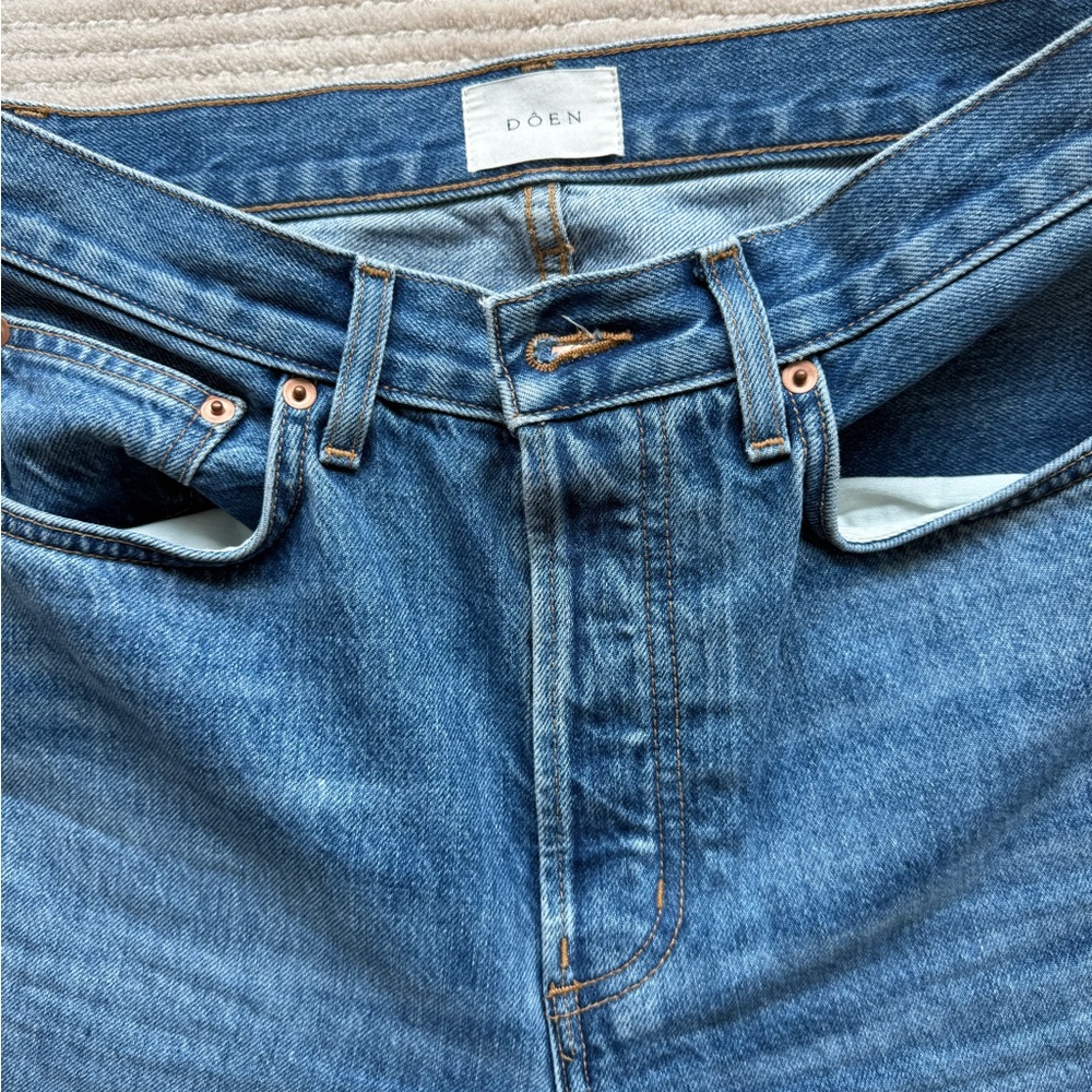 Doen Diana Crop Jean- Marillet Wash Sz 27